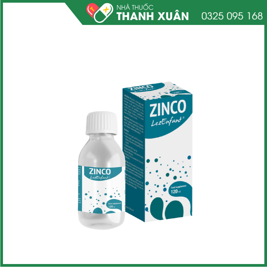 Zinco LezEnfant bổ sung kẽm hữu cơ giúp tăng cường miễn dịch